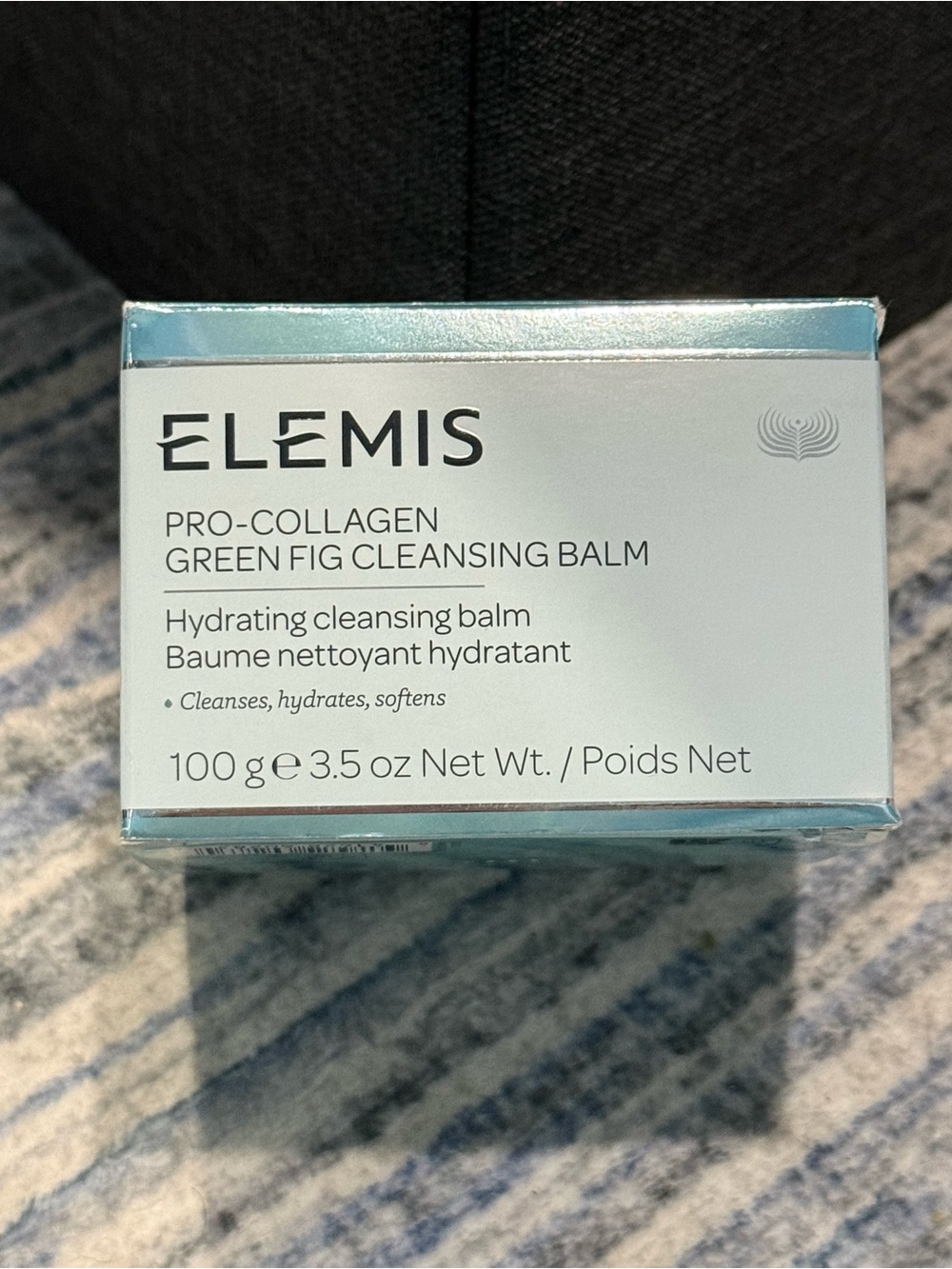 ELEMIS Pro-Collagen Green Fig Cleansing Balm - Mint Green and White